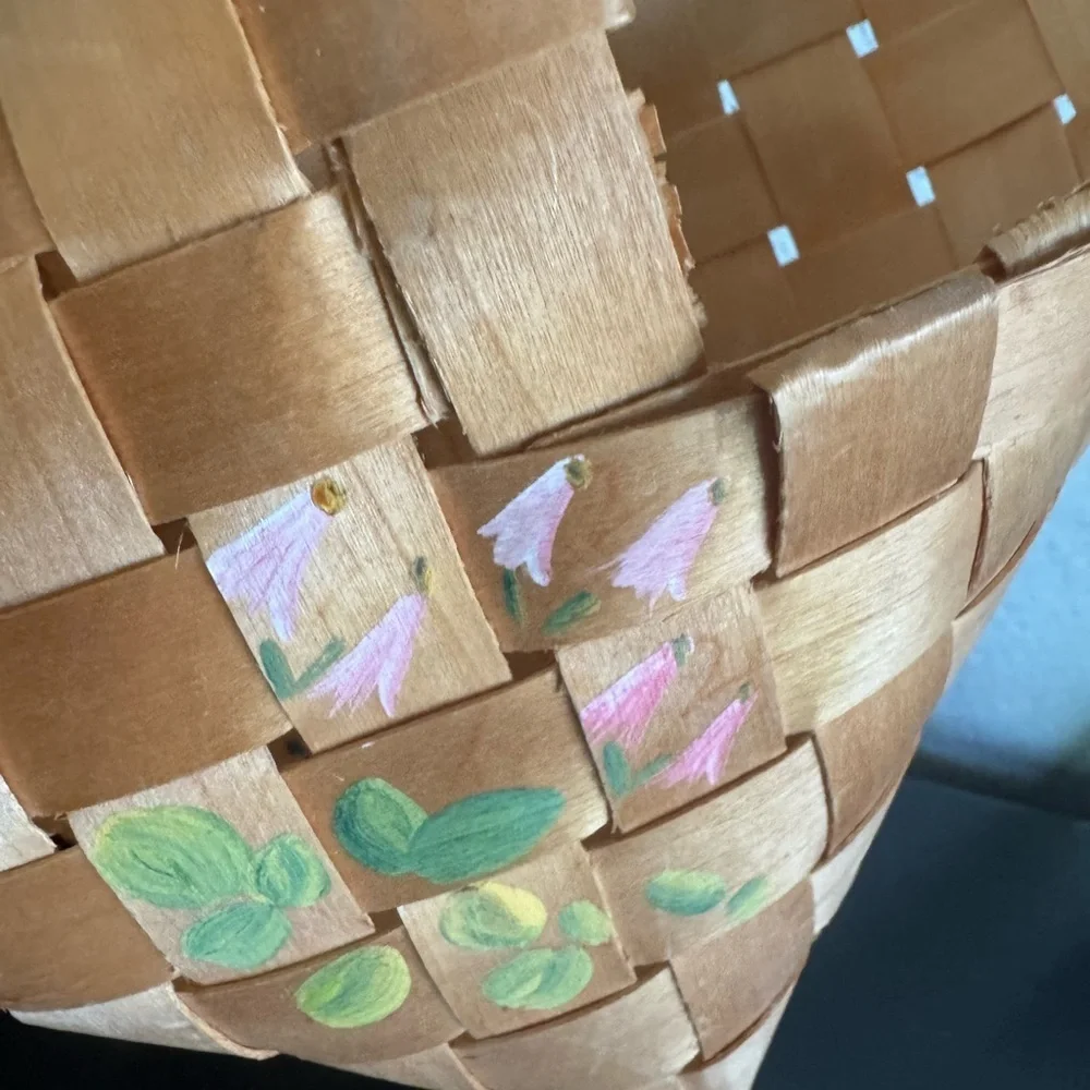 Handcrafted Tan Woven Basket Set
